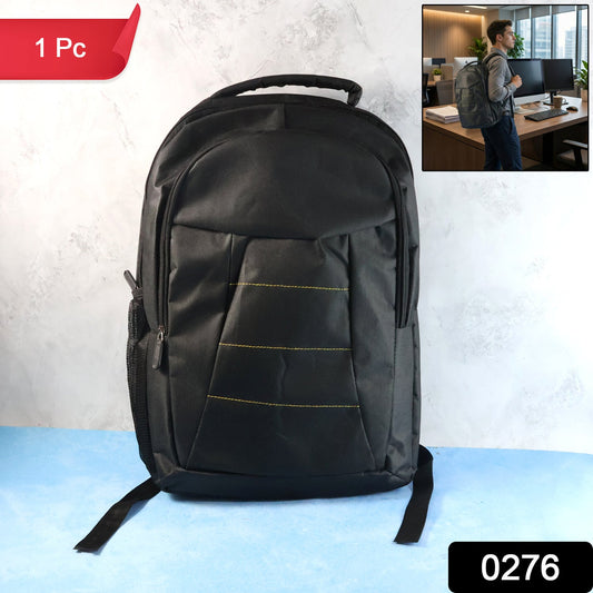 Lightweight Water-Resistant Laptop Bag with Pockets & Adjustable Strap