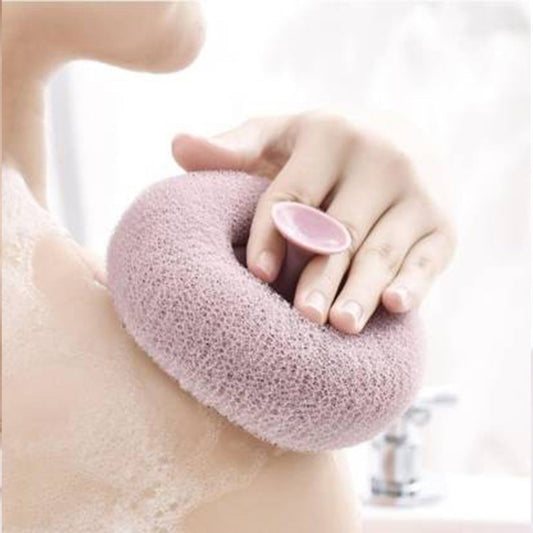 Flower Bath Sponge - Super Soft Body Exfoliator with Suction Cup for Shower & Massage
