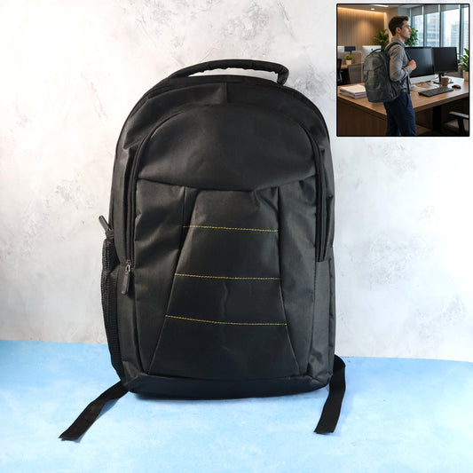 Lightweight Water-Resistant Laptop Bag with Pockets & Adjustable Strap