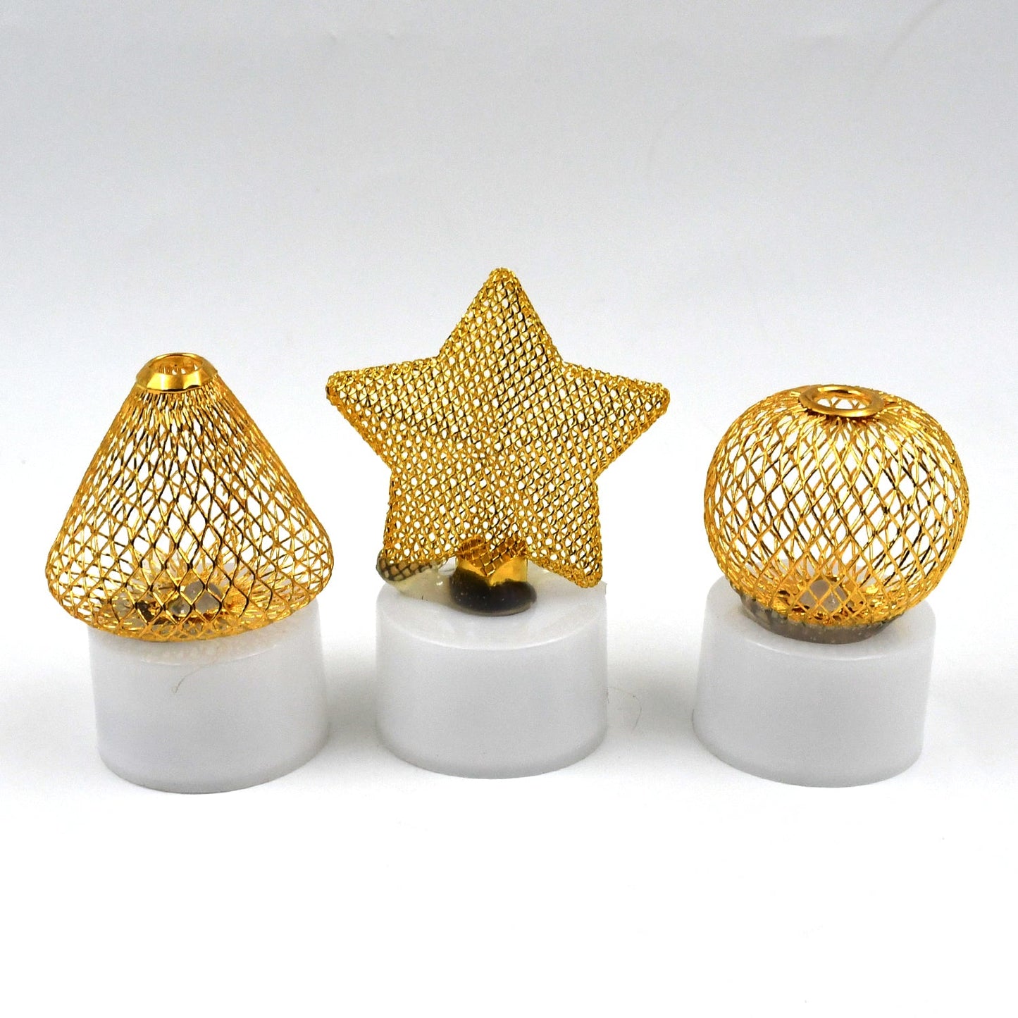 Flameless and Smokeless Decorative Candles (3 Pc Set)