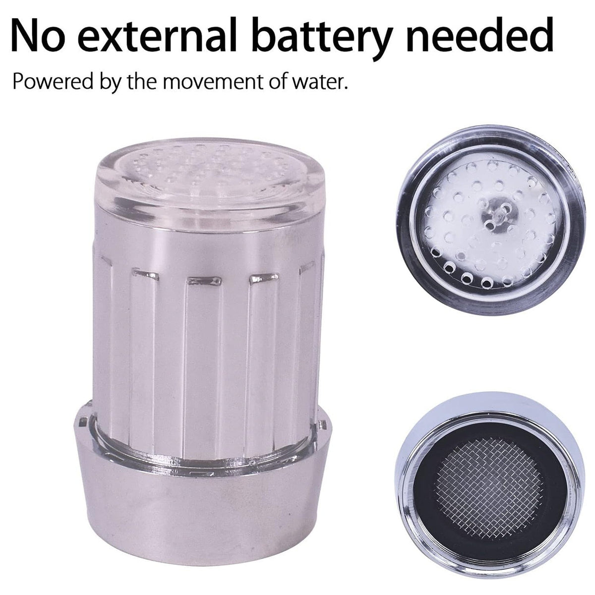 LED Light Stream Faucet Tap Adapter (1 Pc)