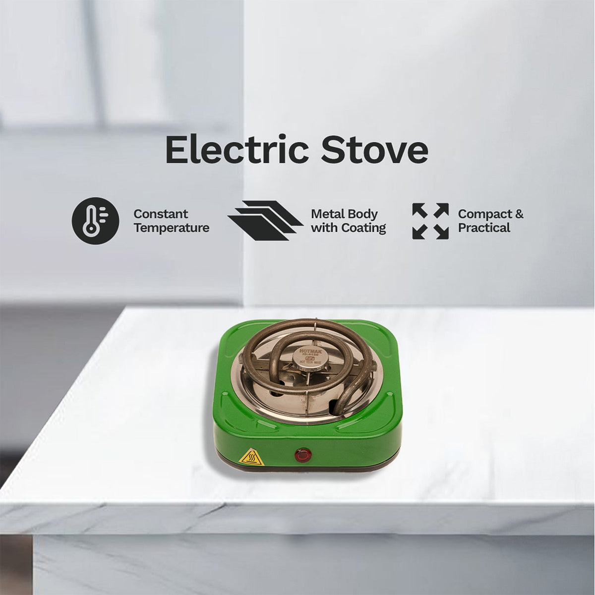 Single-Coil Electric Hot Plate - (1 Pc)